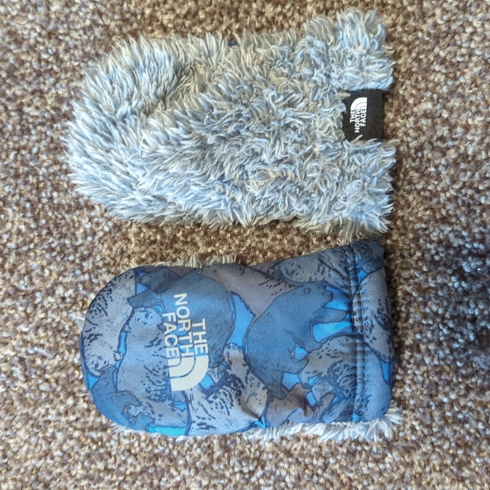 Baby North Face mittens